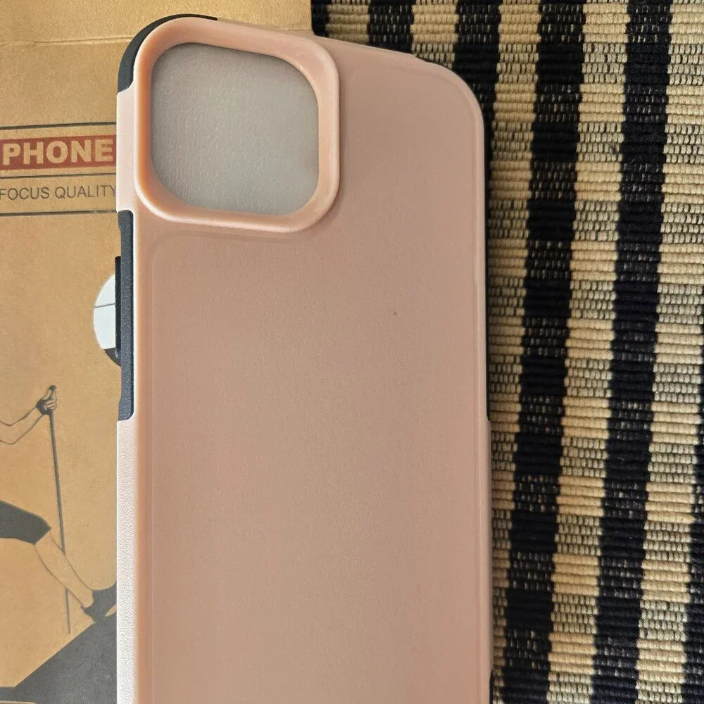 Brand New AEDILYS Shockproof Case for iPhone15 Pink and Black